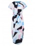 Bohemian Floral Geometric Asymmetrical V-neck Print Dresses